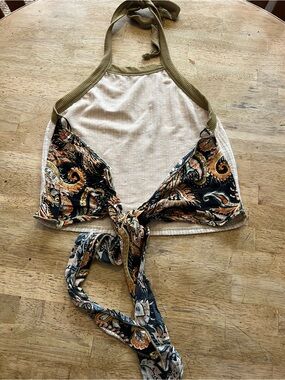 Back Tie Halter Top